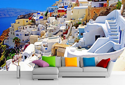 Fototapeta Čarovné Santorín, santorini grecko grécko ostrov